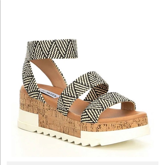 Steve Madden Bandi Cork Sandals - Picture 1 of 8